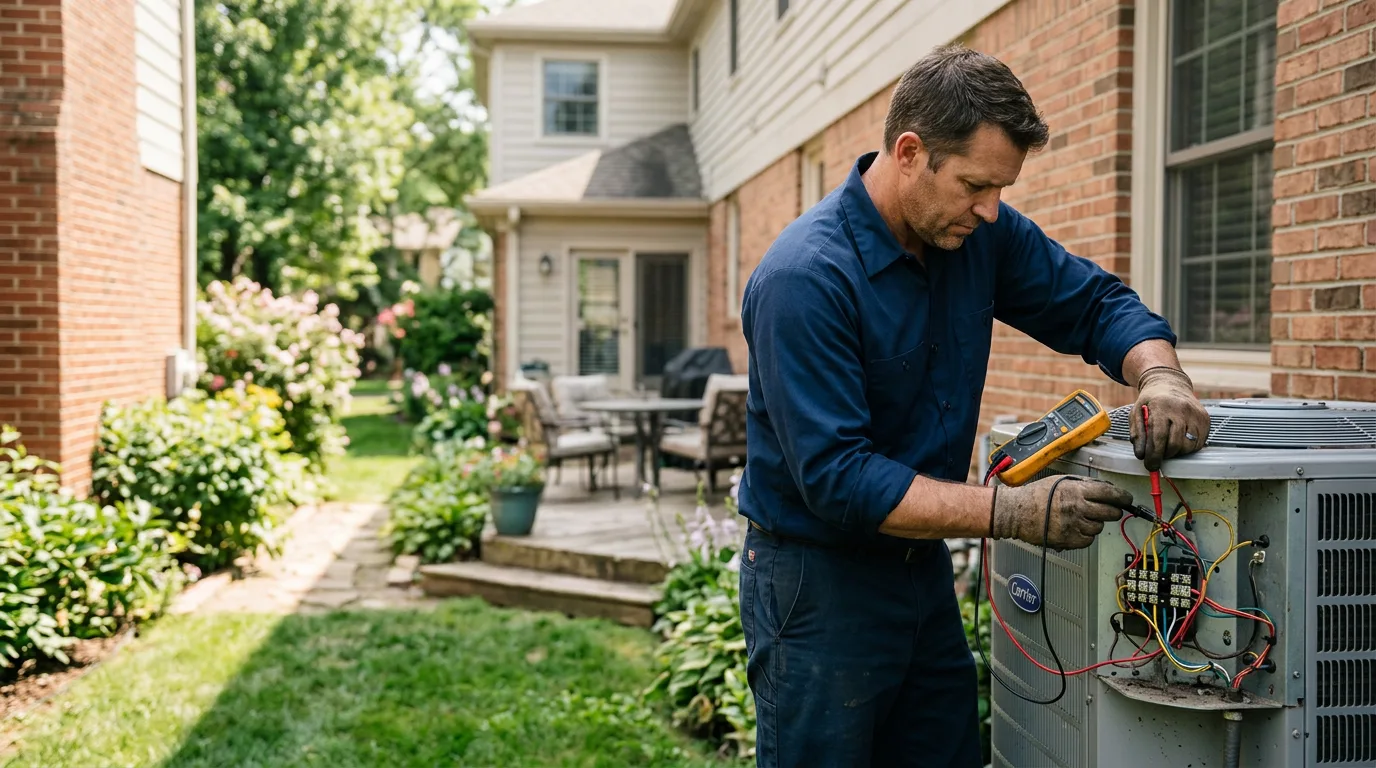 HVAC technician working near Weott, CA